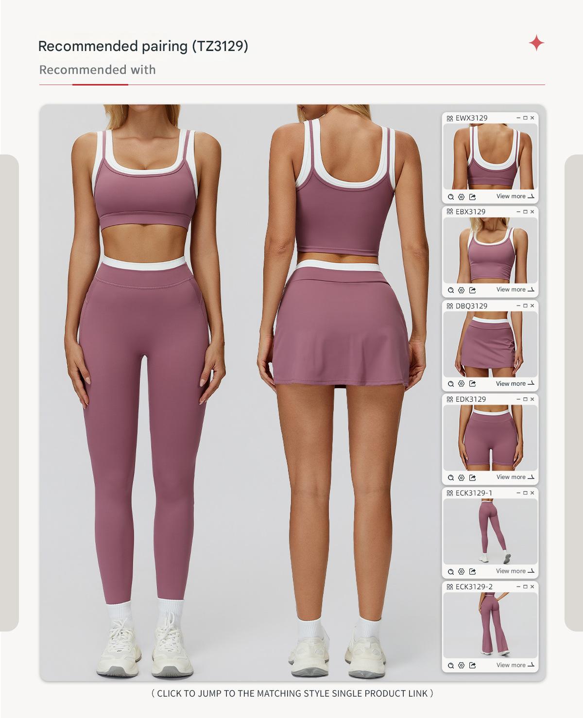 Pure Black Yoga Set: High Waist Shorts & Slim Fit Tank, Training Ready - Image 4
